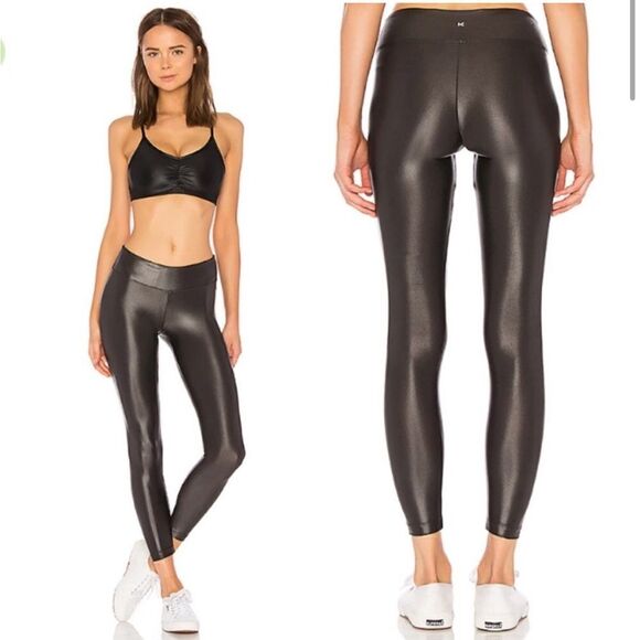 Koral Infinity High Rise Lustrous Legging Lead Metallic Size Small - Picture 1 of 7